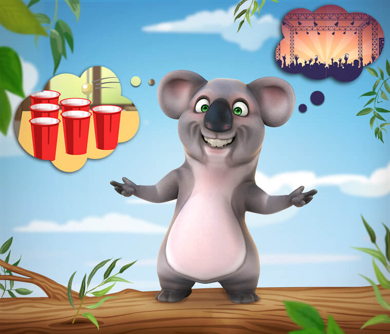 Kev the Koala from Fair Go can’t decide his New Year’s plan
